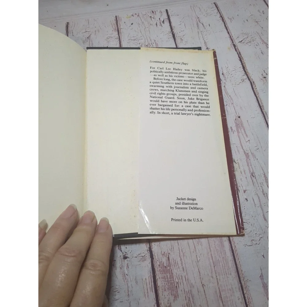A Time To Kill John Grisham 1989‎ HCDJ Wynwood Press